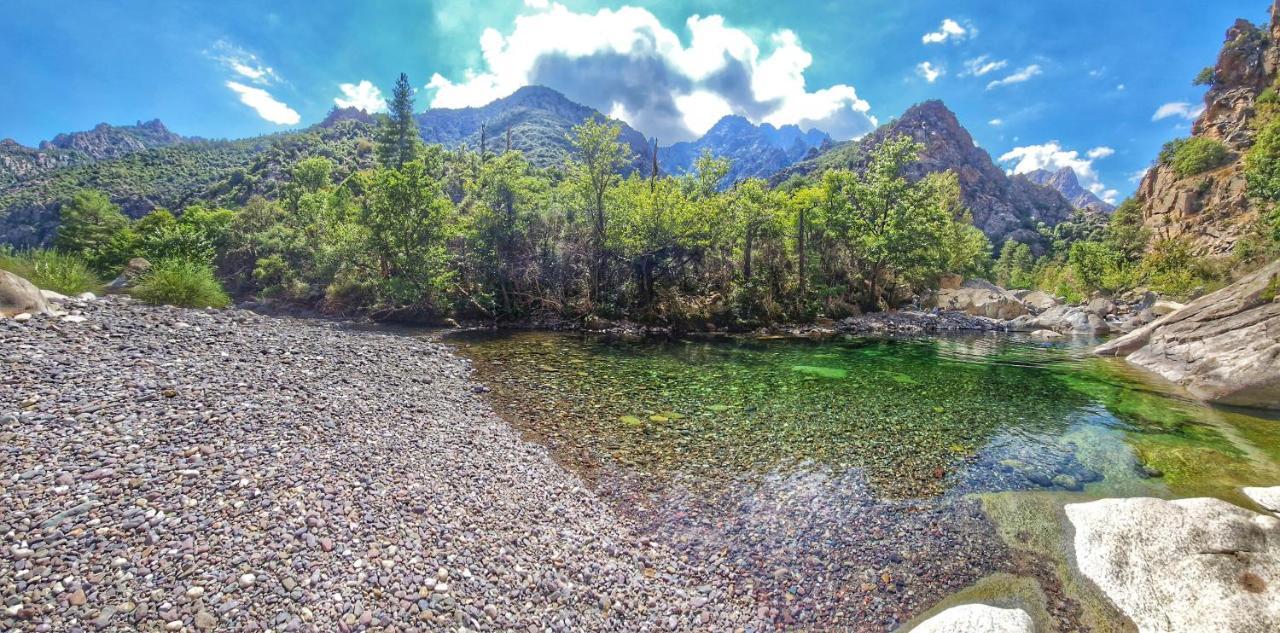 Domaine U Filanciu - Maison Chiara Avec Piscine - Centre Corse Villa Moltifao Buitenkant foto